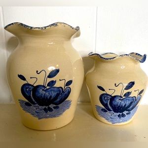 Pottery Vases set of 2.